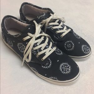 Blue Tie Dye Vans Sneakers